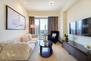 舒適公寓, 陽台, 城市景觀 | 起居區