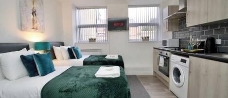 1 Schlafzimmer, Bügeleisen/Bügelbrett, WLAN, Bettwäsche