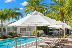 Apartment | Exterior - Cabana Condo Heated Pool, Steps to the Beach! (Clearwater Beach)