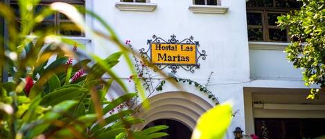 A szálláshely homlokzata