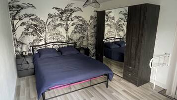 1 bedroom, iron/ironing board, travel crib, free WiFi