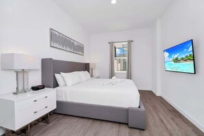 5 bedrooms, iron/ironing board, WiFi, bed sheets