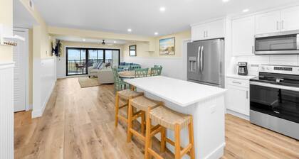 Stunning Gulf Front Tarpon Beach 302- Three Bedroom Totally Remodeled Gulf Views