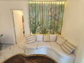 Living area - 2be 2ba, Playa del Carmen. Ground floor. Free early check in and late check out. (Playa del Carmen)
