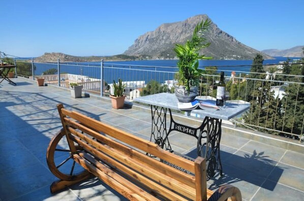 Terrace/patio - Panorama apartment Myrties Kalymnos (kalymnos)