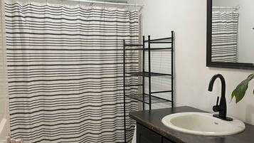 Towels, soap, toilet paper