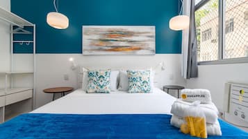 2 slaapkamers, een strijkplank/strijkijzer, reisbedje, gratis wifi