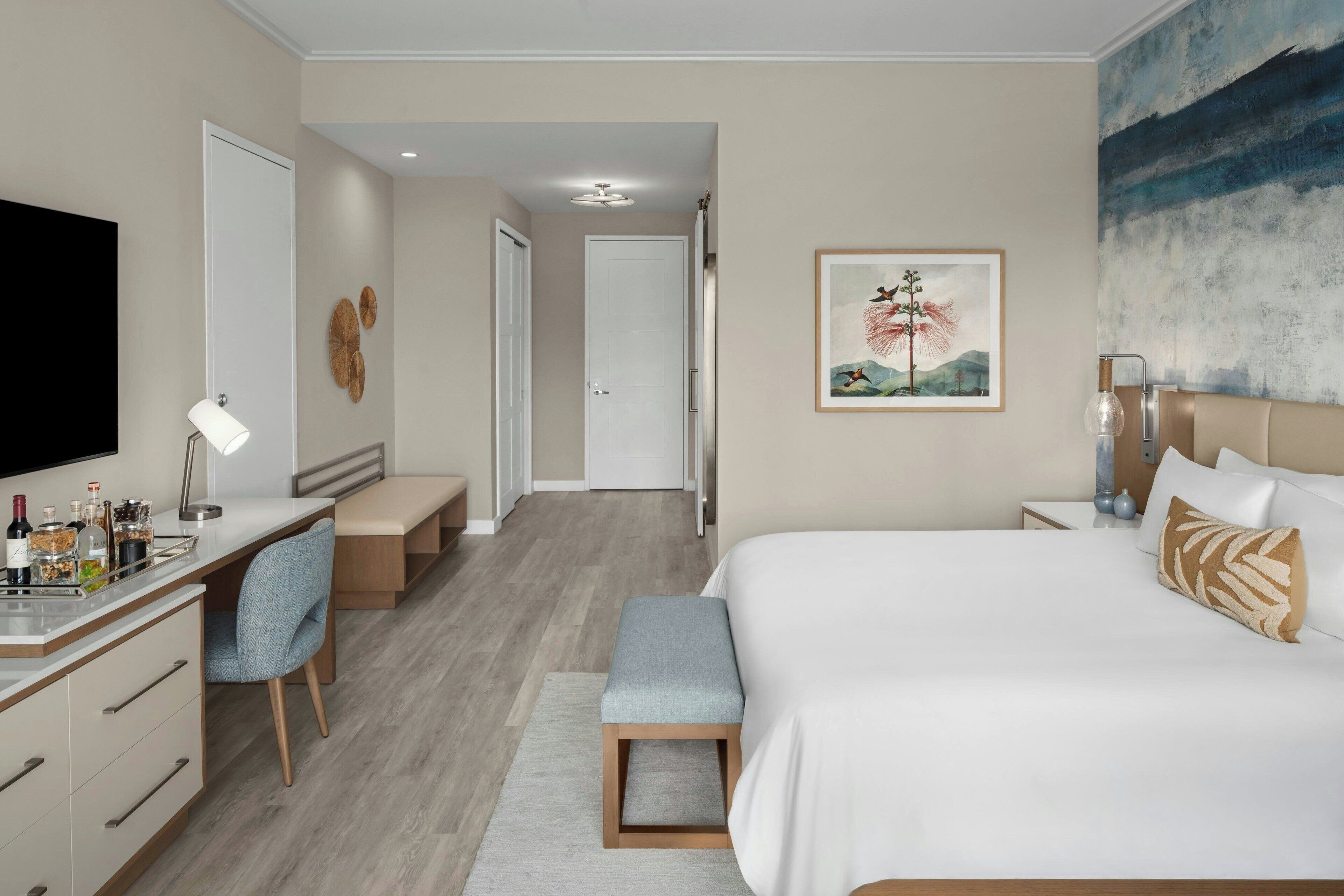 Premium bedding, pillow-top beds, in-room safe, desk