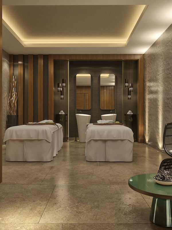 Couples treatment room(s), sauna, steam room