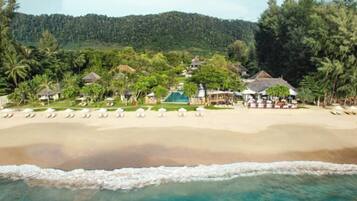 Private beach nearby