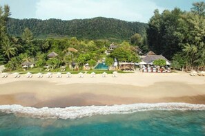 Private beach nearby