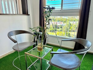 Blick von der Unterkunft