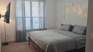 1 habitación, tabla de planchar con plancha, wifi y ropa de cama