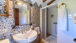 Shower, hair dryer