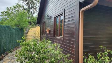 Familie chalet | Terras