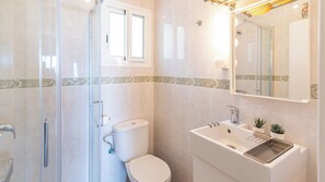 Shower, hair dryer