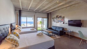 2 soverom, strykejern/-brett, reiseseng for barn og wi-fi