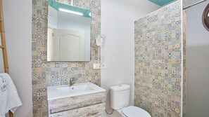 Shower, hair dryer