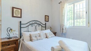 3 bedrooms, iron/ironing board, travel cot, WiFi