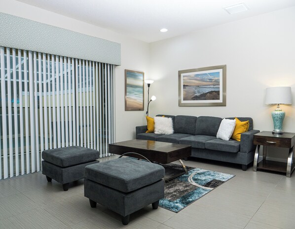 Téléviseur connecté, jeux vidéo, lecteur de DVD, table de ping-pong