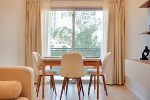 Standard Apartment, Balcony, City View | Living area
