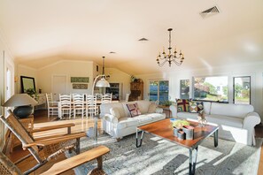 House, Multiple Beds, Pool Access, Mountain View (Connecticut Five Bedroom Home) | Living area - ABC Stay - Connecticut Five Bedroom Home (New Preston)