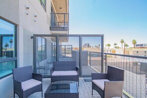 Comfort appartement, 1 slaapkamer, keuken | Terras