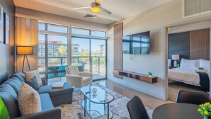 Superior Apartment, 1 Bedroom, Non Smoking, City View | Living area | 55-inch Smart TV with digital channels - ROVE LIVING/KL - Iluminate (Phoenix)