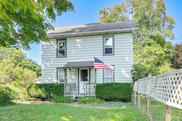 Newfield Vacation Rental | 2BR | 1BA | 1 Step to Enter | 1,600 Sq Ft