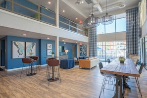 Sala de estar en el lobby