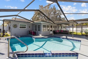 Una piscina climatizada