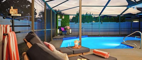 Una piscina climatizada
