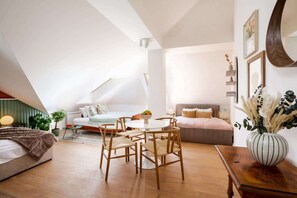 1 bedroom, iron/ironing board, travel crib, WiFi