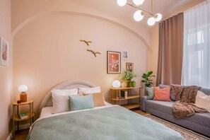 1 chambre, fer et planche à repasser, lit parapluie, Wi-Fi