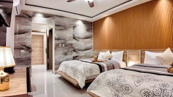 华丽四人房, 海景 | Select Comfort 床、迷你吧、客房内保险箱、免费 WiFi