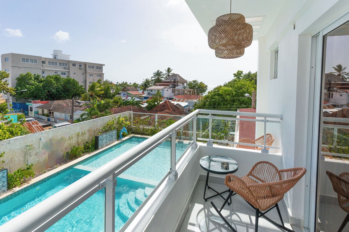 DOBLE SUPERIOR TERRAZA VISTA PISCINA | Select Comfort beds, minibar, in-room safe, WiFi (free)