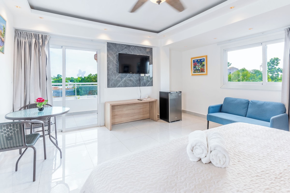 DOBLE DELUXE TERRAZA VISTA MAR | Select Comfort beds, minibar, in-room safe, WiFi (free)