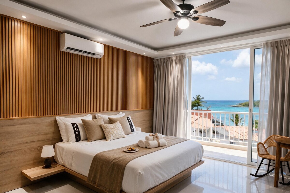 DOBLE DELUXE TERRAZA VISTA MAR | Select Comfort beds, minibar, in-room safe, WiFi (free)