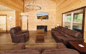 Télévision, cheminée, jeux vidéo