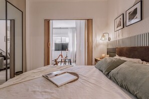1 室のベッドルーム、アイロン / アイロン台、WiFi、ベッドシーツ
