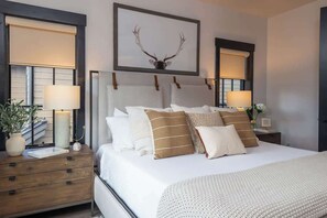 4 bedrooms, iron/ironing board, travel cot, WiFi