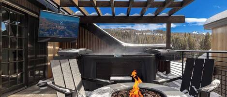 Bain à remous extérieur