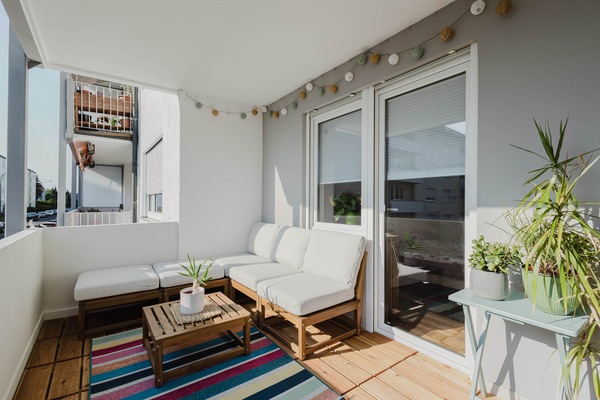Ferienwohnung (81qm)-Balkon