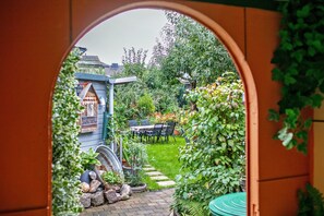 Outdoor dining - Room 'Zimmer 4' with Wi-Fi (Zehdenick)