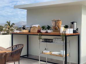 Free daily continental breakfast -  Colmena Hotel Los Cabos Marina (Cabo San Lucas)