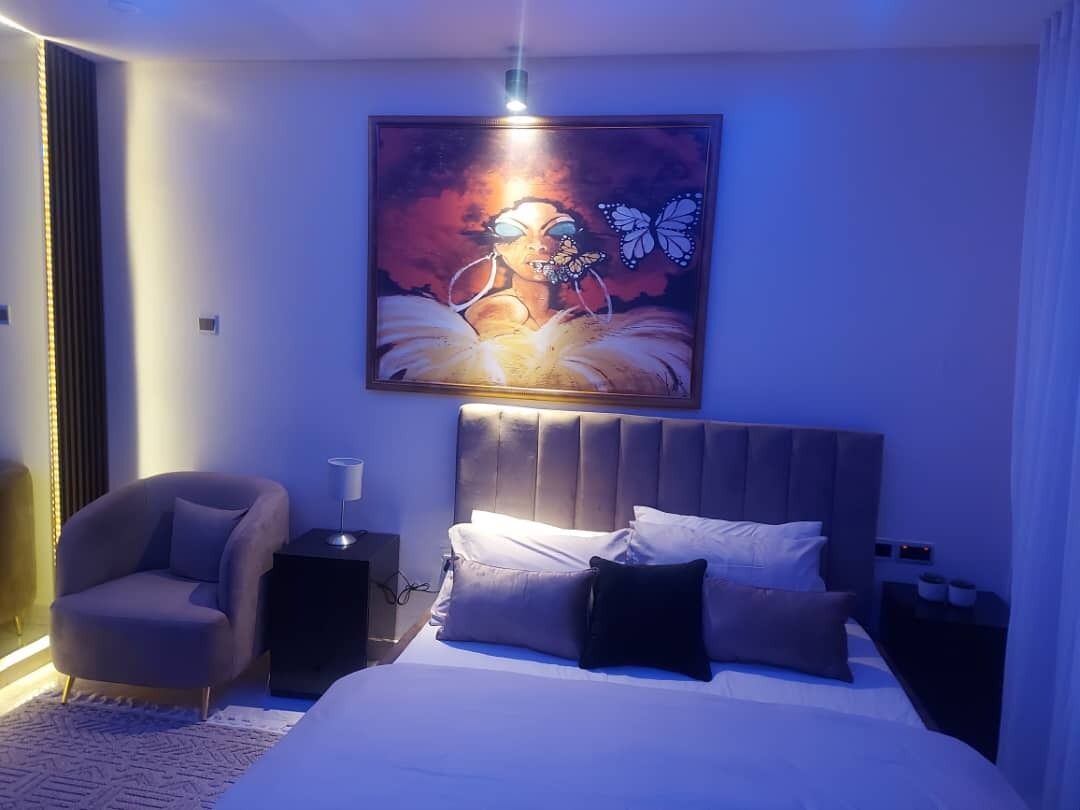 2 chambres, fer et planche à repasser, Wi-Fi, draps fournis