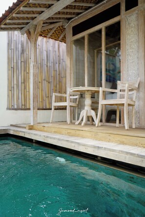 Vila, kolam renang pribadi | Teras/patio