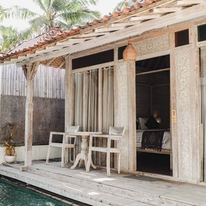 Villa, privézwembad | Terras