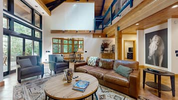 TV, fireplace, DVD player