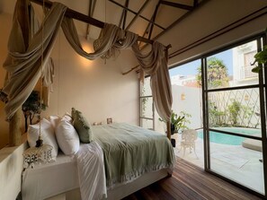 Villa, 2 chambres, piscine privée | 2 chambres, fer et planche à repasser, Wi-Fi gratuit